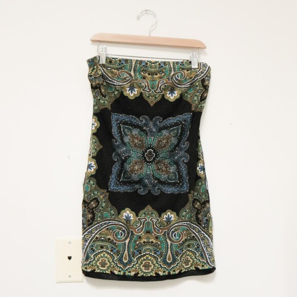 Boho Mandala Print Tunic Tube Top 🍃 FOREVER 21 - Picture 3 of 7